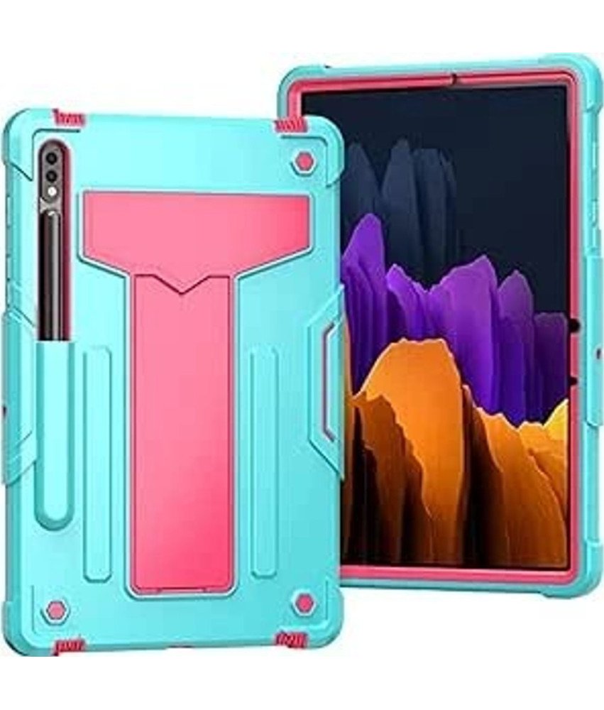 Etui na iPad 9/8/7 Generacji 10.2" z Podpórką Zielono-różowe