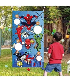 Igra z vrečkami za metanje za otroke na prostem