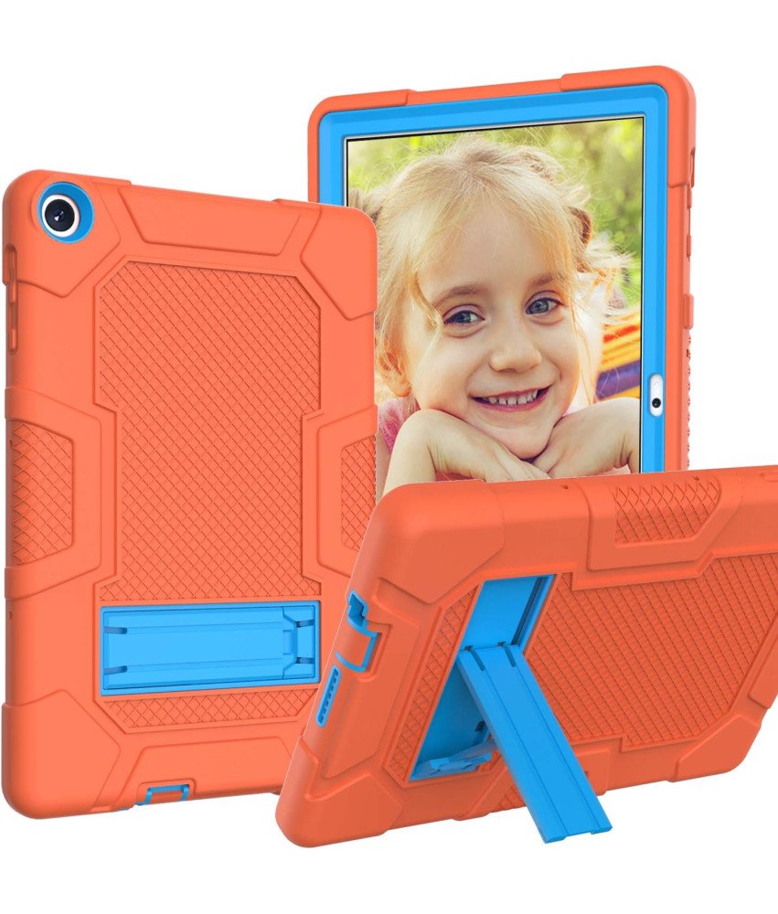 Etui do Samsung Galaxy Tab A 10.1"(T515/T510) z Podstawką Pomarańczowe