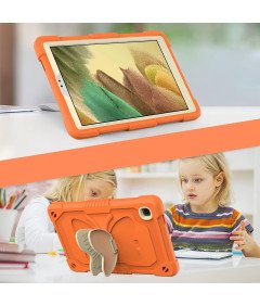 Ohišje za iPad 10,2" s stojalom Butterfly in ramenskim pasom Oranžna
