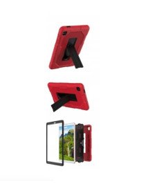 Huawei Matepad T8 Ohišje s stojalom Armoured Red
