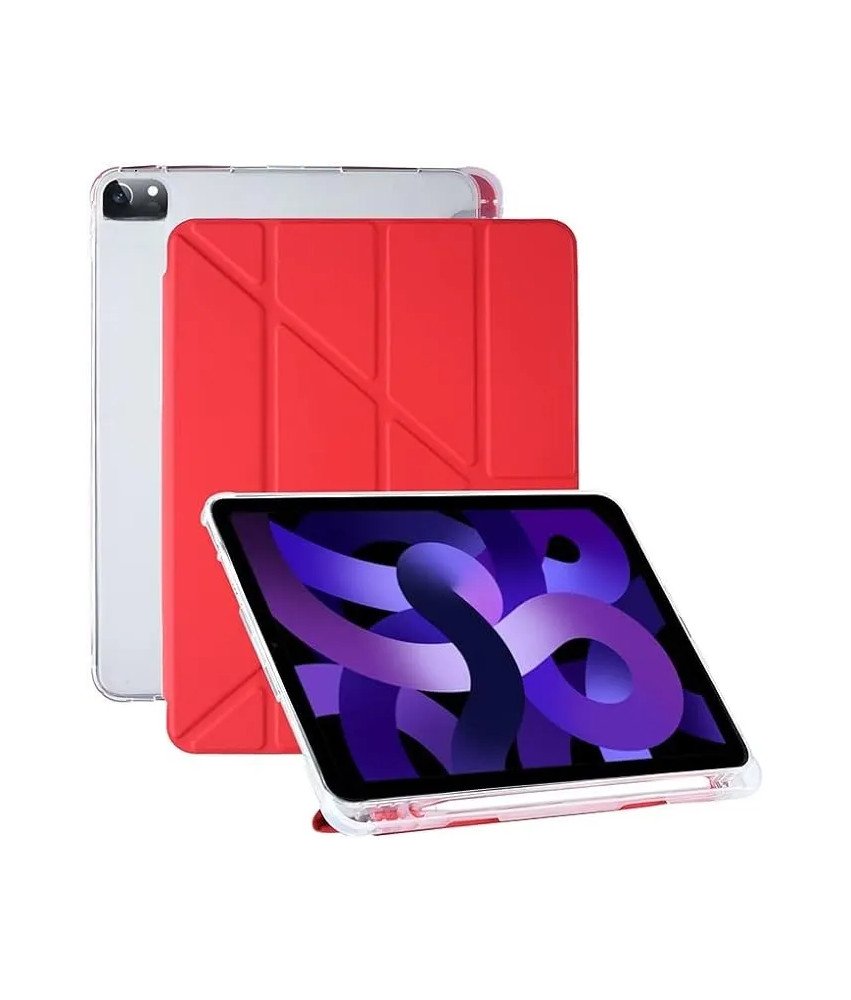 Etui na iPad 9.7" 2017/2018 Magnetyczne Wytrzymałe Czerwone