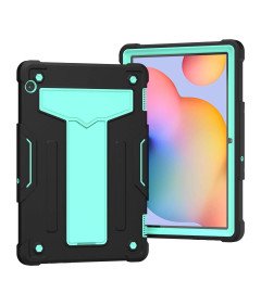 Etui do iPad 10.2" 9 Generacji z Podstawką Wytrzymałe Czarno-zielone