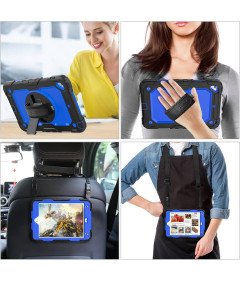 Etui do Samsung Galaxy Tab A 8.0" z Paskiem na Ramię Niebieskie