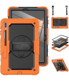 Ohišje za Samsung Galaxy TAB S8 11" z naramnico Orange