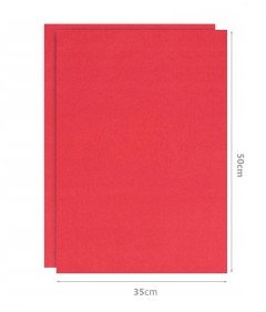Rdeč ovojni papir 50 cm x 35 cm 60 listov