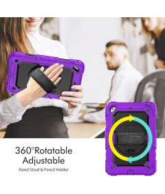 Ohišje za iPad Pro 10,5"/Air3 s stojalom in naramnico Vijolična