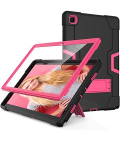 Etui do iPad Pro 12.9" z Podstawką i Miejscem na Rysik Czarno-różowe