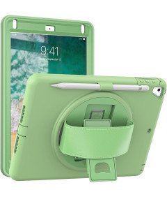 Ohišje za iPad Mini 5/4 7,9" z vrtljivim stojalom, zeleno