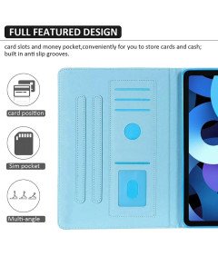 Etui do iPad Mini 6 (2021) 8,3" z Miejscem na Karty Różowo-białe