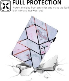 Ohišje za iPad Mini 6 (2021) 8,3" z režo za kartice roza in bela