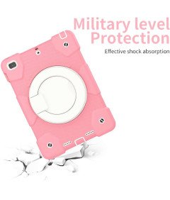 Etui do iPad Pro 11"/Air4 z Paskiem na Ramię Miejscem na Rysik Różowe