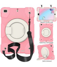 Etui do iPad Pro 11"/Air4 z Paskiem na Ramię Miejscem na Rysik Różowe