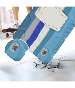 Etui do iPad 6/Air2 9.7" Wytrzymałe z Podstawką Niebieskie