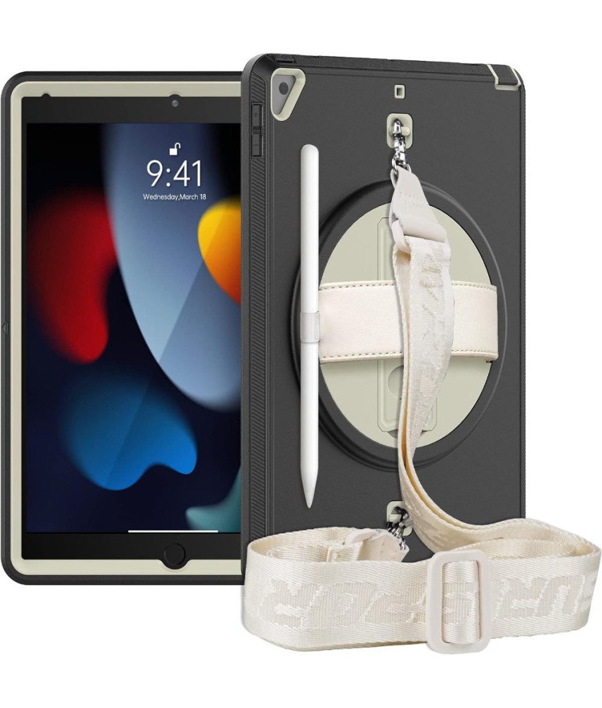 Etui do iPad Pro 10,5"/Air 10,5" z Podstawką i Paskiem na Ramię Szare
