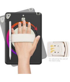 Etui do iPad Pro 10,5"/Air 10,5" z Podstawką i Paskiem na Ramię Szare