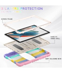 Etui do Samsung Galaxy Tab A7 10.4" T500/T505 z Podstawką Kolorowe