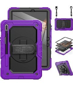 Ohišje za Samsung Galaxy Tab S8/S7 11" z naramnico vijolične barve