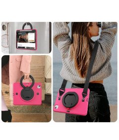 Ohišje za iPad Pro 11" z naramnico in držalom za pisalo Stylus Pink