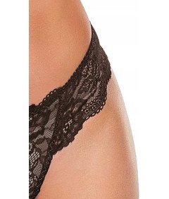 Ženski komplet čipkastega spodnjega perila Brown 42/95C