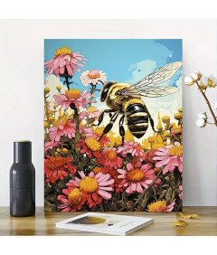 Slikanje po številkah Slikanje s platnom in akrilnimi pigmenti 40 cm x 50 cm