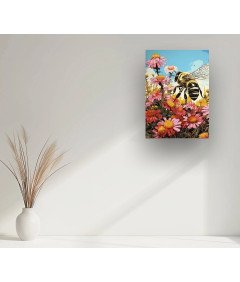 Slikanje po številkah Slikanje s platnom in akrilnimi pigmenti 40 cm x 50 cm