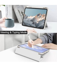 JETech Etui do iPad 10 Model 2022 10,9" z Uchwytem na Rysik Białe