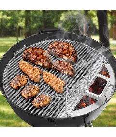 Zestaw Wędzenia na Grillu z Miską na Wodę do Grillów o Średnicy 67cm