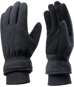 Rękawiczki Męskie Acdyion na Zimę z Thinsulate, Czarne, Rozmiar M