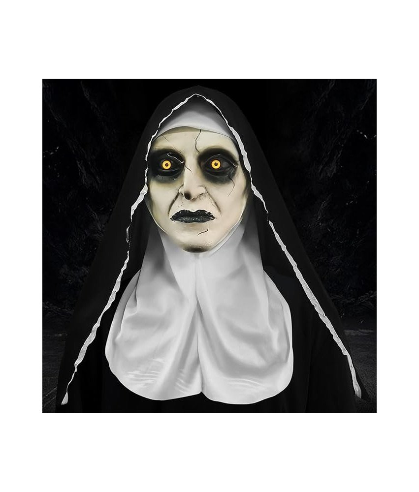 TETSMG strašna maska nune Halloween lateks cosplay