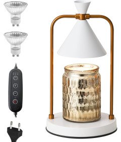 Lampa Podgrzewająca do Świec Elektryczny Podgrzewacz z Timerem Ściemnialna