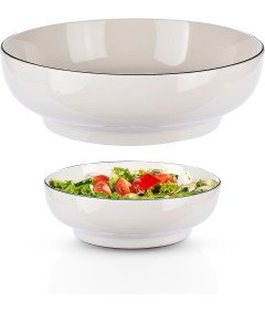KITCHTIC Keramična skleda 250 ml bela 21 cm x 7 cm