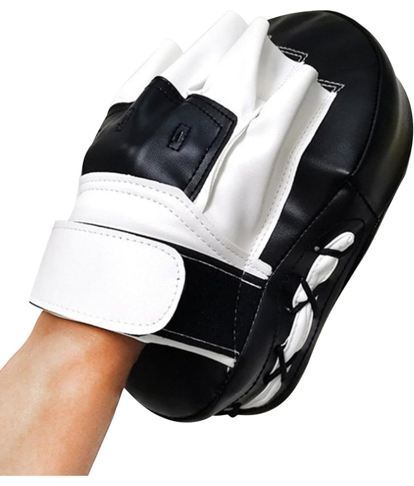 Tarcza Bokserska Łapa do Kickboxingu Muay Thai Karate Czarno Biała