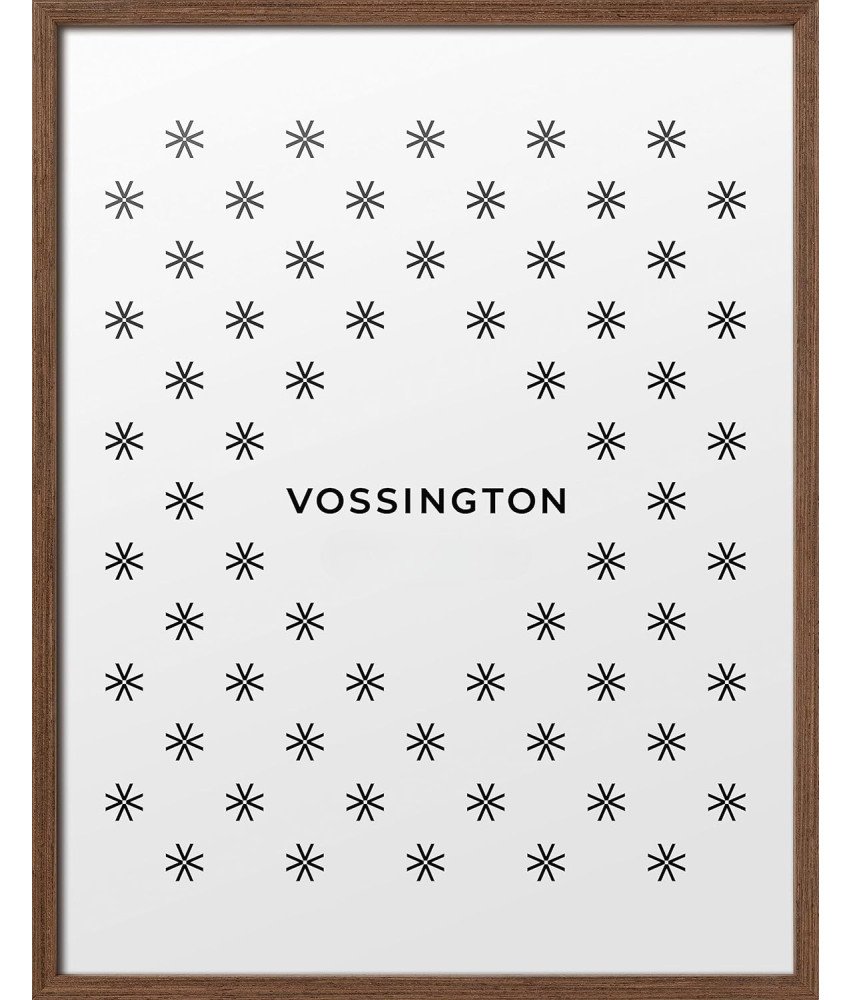 Vossington Modern Thin Photo Frame Brown 60 x 80 cm