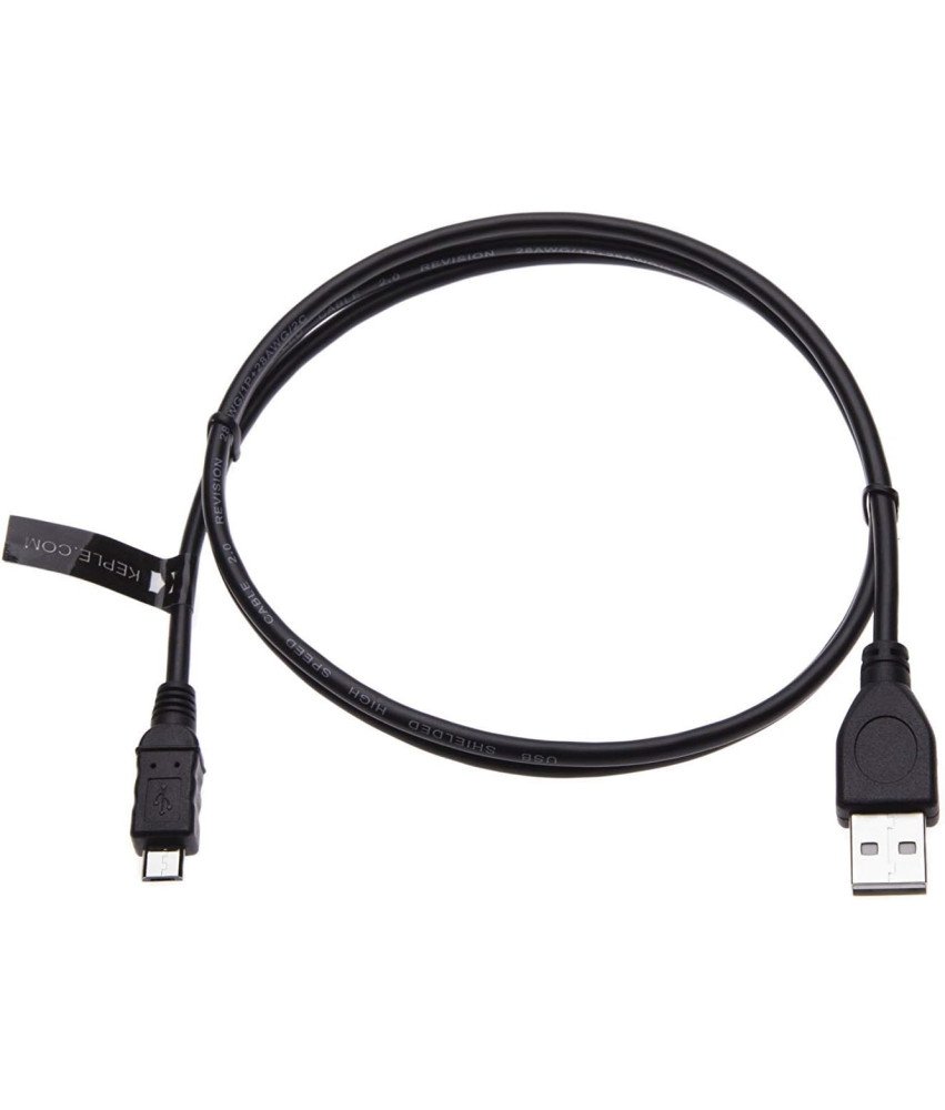 Keple Polnilni kabel Micro USB, hitri, črn, 50 cm