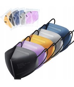 Maseczki FFP2 Kolorowe 5...