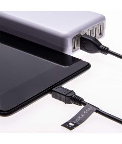 Keple Polnilni kabel Micro USB, hitri, črn, 50 cm