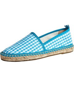 TALAMANTRA Damskie Espadryle z Bawełny Organicznej Niebieskie 37-38 EU