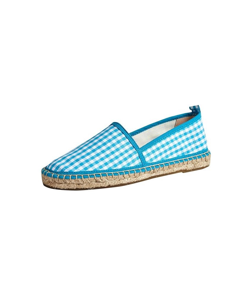 TALAMANTRA Damskie Espadryle z Bawełny Organicznej Niebieskie 37-38 EU
