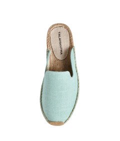 TALAMANTRA Ženske japonke lanene espadrile modre velikosti 36