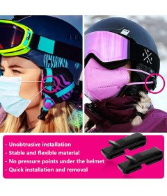 Držala za maske za smučarske čelade Set 12 kosov