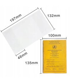 197x132cm PVC cepilna kartica zajema 5pc Transparent