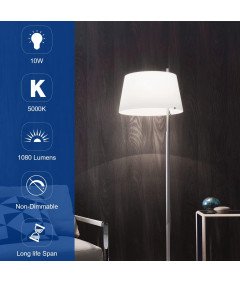 OLEVOLT LED žarnica E14, bela dnevna svetloba, 10 W, 5000 K