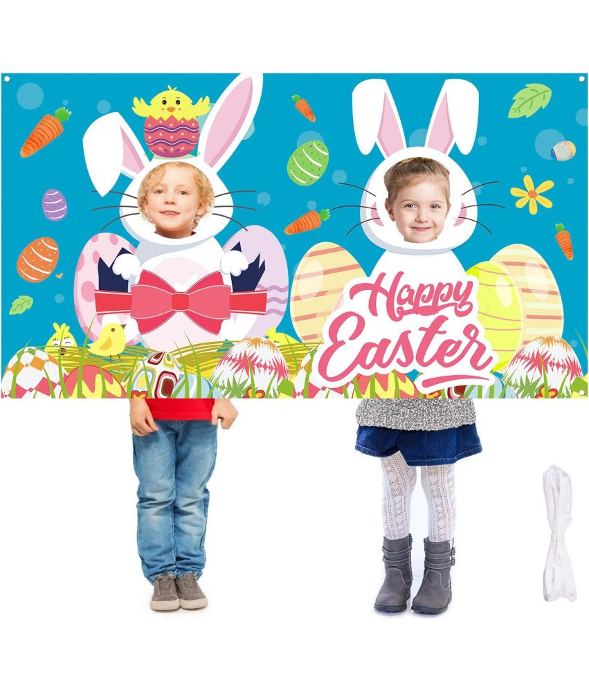 Fotografska stena Velikonočni zajec banner 75x139cm