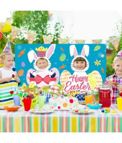 Fotografska stena Velikonočni zajec banner 75x139cm
