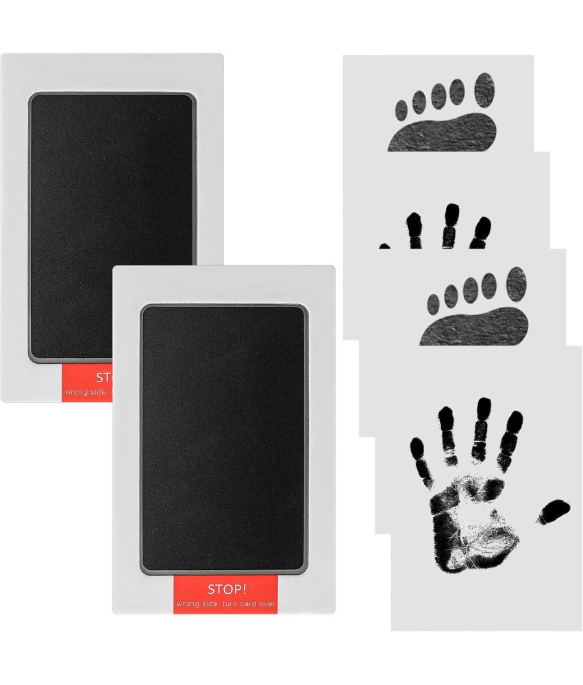 Odcisk Rąk Stópek Dziecka Pamiątka Podkładka Tusz Niebrudzący Zestaw