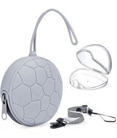 Silikonska lutka s sponko Brez BPA Nestrupeno Siva