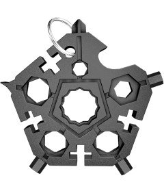 Multitool Travel Multitool 23v1 Black Outdoor