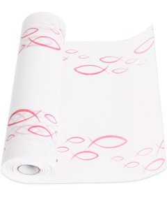 Bieżnik Obrus na Komunię Bierzmowanie Chrzest Różowy 28cm x 12m