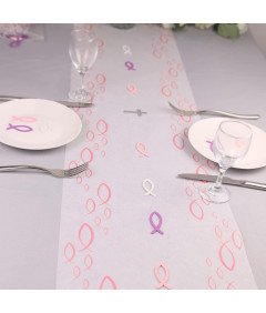 Namizni prt za obhajilo Potrditev Krst Pink 28cm x 12m